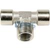 Phobya Raccordo a T F/F/F 1/4G silver nikel
