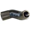 Phobya double 45° adaptor G1/4" to G1/4" Black Nikel