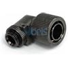 Phobya Raccordo compressione 1/4G 90° Tubo 13/16 Black Nikel Compact