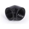 Alphacool Eiszapfen Connettore a L 20mm F/F G1/4 Black
