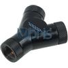 Alphacool Raccordo a Y snodato attacchi femmina G1/4 - deep Black