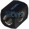 Alphacool connettore a T 3xG1/4 Hi Flow Deep Black