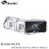 Bykski GPU Terminal con Display per Installazione Verticale Acrylic B-VGA-SC-FX