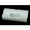 mod/smart ATX Power Connector 24Pin socket - white