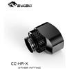 Bykski Adattatore ruotabile M/F Offset 6mm G1/4 Black CC-HR-X