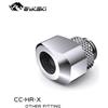 Bykski Adattatore ruotabile M/F Offset 6mm G1/4 Silver CC-HR-X