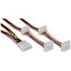 InLine Cavo Y sdoppiatore alimentazione interna da 4pin 5,25"" (13,34cm) a 4x 4p
