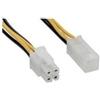 InLine Cavo prolunga alimentazione interna da alimentatore P4 Molex 4pin maschio