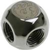Bitspower raccordo interconnessione 4x1/4G Femmina - Shiny Black