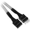 BitFenix Prolunga cavo Audio interno 30cm - White/Black
