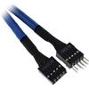 BitFenix Prolunga cavo Audio interno 30cm - Blu/Black