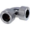 Alphacool HT 16 - Raccordo 90° per tubo rigido 13/16mm - Chrome