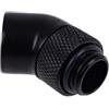 Alphacool Raccordo a 45° G1/4 M/F - Deep Black - Eiszapfen