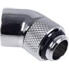 Alphacool Raccordo a 45° G1/4 M/F - Chrome - Eiszapfen