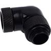 Alphacool raccordo 90° snodato M/F da 1/4G a 1/4G - deep black - Eiszapfen