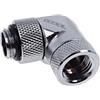 Alphacool raccordo 90° snodato M/F da 1/4G a 1/4G - chrome - Eiszapfen