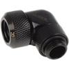 Alphacool Eiszapfen Raccordo 90° Ruotabile per tubo rigido 10/13 mm - Black