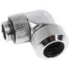Alphacool Eiszapfen Raccordo 90° Ruotabile per tubo rigido 10/13 mm - Chrome