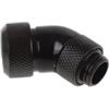 Alphacool Eiszapfen Raccordo 45° Ruotabile per tubo rigido 10/13 mm - Black