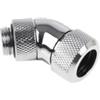 Alphacool Eiszapfen Raccordo 45° Ruotabile per tubo rigido 10/13 mm - Chrome