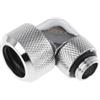 Alphacool Eiszapfen Raccordo 90° Ruotabile per tubo rigido 13/16 mm - Chrome
