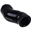 Alphacool Adattatore Angolato 2x45° ruotabile - G1/4'' M/F - Black - Eiszapfen