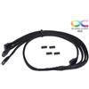 Alphacool Cavo Splitter RGB 4 pin a 3 x 4 pin 60cm - Black