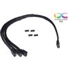 Alphacool Cavo Splitter RGB 4 pin a 3 x 4 pin 30cm - Black