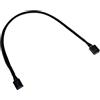Phobya 4Pin PWM male to male 30cm - black
