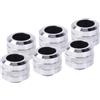 Alphacool Eiszapfen PRO Raccordo tubo rigido 13/16mm - Chrome - 6 pezzi