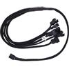 Phobya Y-cable 4-Pin PWM a 6x 4-Pin PWM 60cm - black