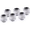 Alphacool Eiszapfen Raccordo compressione tubo rigido14mm G1/4 Chrome SIXPACK