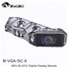 Bykski GPU Terminal con schermo LCD e Sensore di Temperatura - Clear - Acrilico - B-VGA-SC-X
