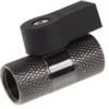 Alphacool Rubinetto a sfera G1/4 F/F- Black Nickel