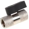 Alphacool Rubinetto a sfera G1/4 F/F Nickel