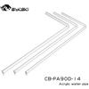Bykski Tubo Rigido in PMMA (14 mm) pre-piegato 500x200 mm (CB-PA90D-14-90)