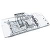 Alphacool Eisblock Aurora Acryl GPX-A Radeon 6800/6800XT Gaming X Trio + Backplate