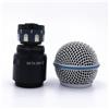 CCFGBHH Compatibile con Shure BETA58A SM58 PG58 Parte superiore del nucleo del microfono in acciaio for SLX2 PGX2 QLXD2 Testa di ricambio for microfono portatile senza fili(BETA58A-BLACK)