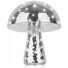 Sunshine smile Sfera da discoteca a fungo, argento a forma di fungo, sfera da discoteca, sfera da discoteca, sfera da discoteca, specchio da discoteca, decorazione per la casa, accessori per feste