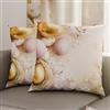 PETTI Artigiani Italiani - Coppia di Federe Cuscino Pasquali 30x30 cm in Microfibra, Cuscini Arredo di Pasqua, per Camera da Letto, Divano, Salotto, Set 2 Fodere Copricuscino, 100% Made in Italy