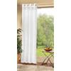 Gardinenbox Voile 20332 - Sciarpa con occhielli, 225 x 140 cm, colore: Bianco