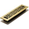Decor Grates 2-inch by 12-inch Oriental Floor Register, AJH212