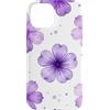 Floral Aesthetic Flower Botanical Gifts Custodia per iPhone 14 Fiori Floreali Fiori Acquerello Lavanda Viola Profondo