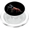 Paint Dripping Patriotic 4th of July US Mantide religiosa Bandiera americana USA Drip Graffiti Amante PopSockets PopGrip per MagSafe