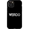 Detti di assegno stravaganti per gli str Custodia per iPhone 11 Pro Weirdo Different Special Emo Goth Punk Nerd Weird