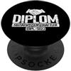 profession academic degree university ca Diploma in Scienze Sociali (Dipl.-Soz.) PopSockets PopGrip Adesivo