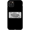 ROMYLP Roman Numerals Years License Plat Custodia per iPhone 11 Pro Max 2023 anno retrò divertente compleanno 3 anni
