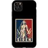 Ocean Siren Mermaid Aesthetic Retro Custodia per iPhone 11 Pro Max Vintage Oceano SIRENA Mitologia Retro Estetica