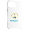 Rhode Island Cities & Towns Custodia per iPhone 16 Pro Max Souvenir degli Stati Uniti Bandiera USA Pawtucket Rhode Island