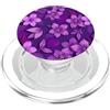 Floral Aesthetic Flower Botanical Gifts Fiori Floreali Viola Profondo PopSockets PopGrip per MagSafe